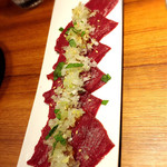 焼肉 ジャンボ 白金 - 特選ハツ刺し