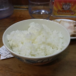 龍上海 - からみそ中華には小ごはんが似合う。