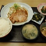 さかい軒 - 生姜焼き定食