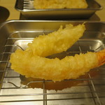 博多天ぷら たかお - 白身魚と海老