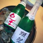 旬草　hide - 日本酒スパークリング獺祭、紀土を４合瓶でご用意しております♬