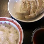 福来亭 - ライス無料       セットの半餃子(3個)