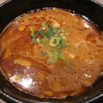 つけ麺 五ノ神製作所 - 海老味噌スープ
