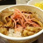 すき家 - 豚丼サラダセット500円