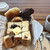 ハート ブレッド アンティーク - 料理写真:厚切り小倉トーストとオニオングラタンスープ、コーヒー。奥にまかないパン。