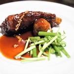 スペアリブの黒酢豚