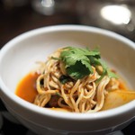 東京チャイニーズ 一凛 - アンコウと干し豆腐の土鍋　取り分け後