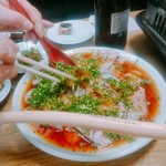 ふぐ 牧野 - ホースが邪魔な焼きふぐ