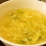中国郷菜館 大陸風 - 玉子スープ