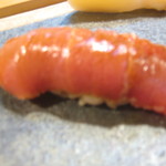 鮨 猪股 - 中トロ・漬け（大間）