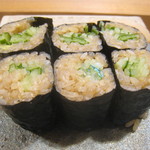 鮨 猪股 - 童巻き（ゴマ半分）　￥？