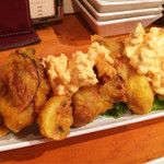 ビストロ シン 2 - 牡蠣とマッシュルームのフリッター