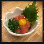 Izakaya Ippuku - まぐろのユッケ 490円