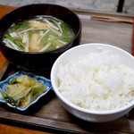 野良里 - ご飯と味噌汁と漬物