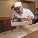 祇園 大渡 - 赤貝と大渡さん