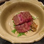 もちづき - 宮崎牛リブロースの炙り