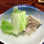 田中旅館 - 白菜・河豚の切り身