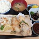 とっと食堂 - 料理写真:タコ天ぷら定食 800円