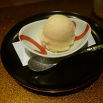野菜割烹 あき吉 - 柚子アイスクリーム
