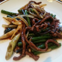 中国料理 彩湖 - 牛肉と山菜の細切り炒め