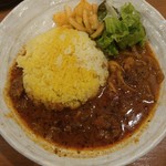 SPICY CURRY 魯珈 - 限定カレー 舞茸とビーフのスープカレー大盛