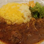 SPICY CURRY 魯珈 - 限定カレー 舞茸とビーフのスープカレー大盛