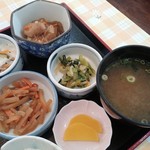 Shunsai Watanabe - 小鉢、味噌汁、漬物【2016.8】