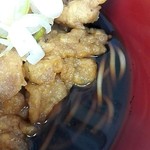 宮ちゃん - いか天そば￥350　丼淵