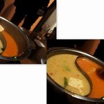 博多 胡麻ごま - スープの追加は無料。