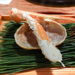 松川 - 間人蟹の焼き