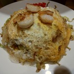 やき仙 - そば入りお好み焼きデラックス玉