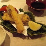 くろぎ - 松茸のフライ。