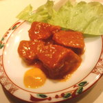 和風もつ料理 あらた - タンシチュー￥400