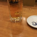 Sushi Izakaya Nihonkai - 生ビール(中)560円(税別)♪