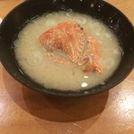 Sushi Izakaya Nihonkai - かに汁290円(税別)♪