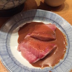 日本橋海鮮丼 つじ半 日本橋本店 - ぜいたく丼 梅 990円(税込)・ゴマだれのお刺身