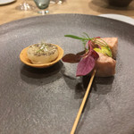 meli melo - 秋太郎と銀杏 パルメザンチーズと白トリュフのタルト