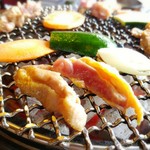 居心 - ★卓上七輪でジュ～ジュ～♪