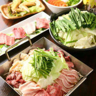 チリトリ焼orもつ鍋が選べる◆2,500円特製コースが一押し