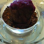 ラ・リューン - Menu B 1575円 の紫芋と牛蒡