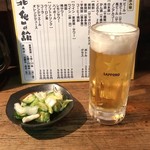 北の屯田の館 - 生ビール 480yen