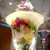 レストランエール - 野菜のパフェ(下から)