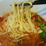 紅 - 平打ち系太麺