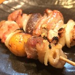 Ganso Bibai Yakitori Mifune - もつ 1串120yen