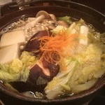 K's - 本日のお鍋君です。イベリコ豚のシャブシャブ