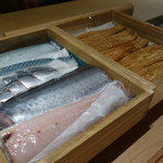 寿しの吉乃 - 2017.01 本日のネタ(〆サバ、こはだ、鰆、穴子)