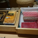 寿しの吉乃 - 2017.01 本日のネタ(鮑、ウニ)