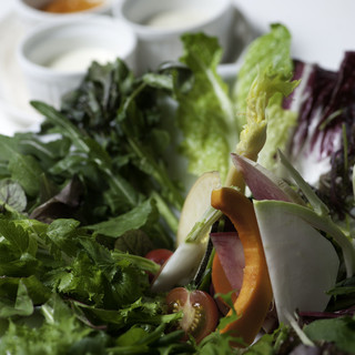 【毎朝直送！新鮮野菜♪】野菜が主役のオーガニック料理