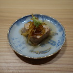 寿しの吉乃 - 2017.01 あん肝、奈良漬けを添えて