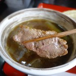 手打そば千花庵 - 鴨汁の鴨